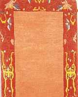 Original Nepal ca.124 X 063 cm. Flor Wolle