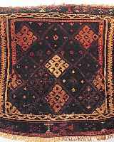 Taschenfront, Westkurdistan, 52 x 40cm, , EHZ 2, Wolle auf Wolle, um 1900