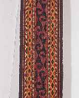 Ersari Zeltband, 1304 x 20cm, , EHZ 2 Wolle auf Wolle, um 1910,
