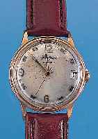 Konvolut: 2 GLASHÜTTE Herrenarmbanduhren, beide Metall m. GG-Auflage, Edelst.-Böden ge- dr., beide Kal. 69,1, Zentralsek., Datum, beide 17 ...