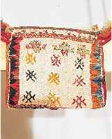 Nähzeugtasche, Gashgai, 25 x 20cm, , EHZ 2 Wolle auf Wolle, ca.70 Jahre