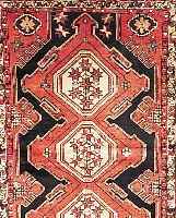 Mazlaghan, Persien, 220 x 142cm, , EHZ 3 Flor Wolle, ca.50 Jahre