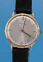 MARVIN Herrenarmbanduhr, Ref.-Nr. 105691, Schweiz um 1960, GG 750/000, Boden u. Glasr. gedr., bez. auf vers. Blatt Chronometre, 17 St., ...
