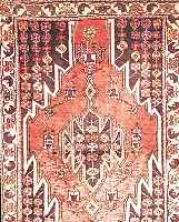 Mazlaghan, Persien, 146 x 97cm, , EHZ 3 Flor Wolle, ca.40 Jahre