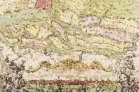 Konvolut von 2 Blatt Hamburg und Holstein, 1) Altkolor. Kupferstich v. Prospect und Grundris der Keisel Freven Reichs und Ansee Stadt ...