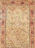 HEREKE SIGN., TüRKEI, 162 X 112CM, EHZ 3 REINE NATURSEIDE, CA.20 JAHRE, CA.1 MIO KN/QM