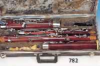 FAGOTT, RUSSLAND, 50ER/60ER JAHRE, BERGAHORN, MECHANIK VERCHROMT, üBERHOLT (GESTäNGE, POLSTERUNG, KORK), IM ETUI