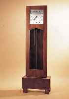STANDUHR MIT WESTMINSTERSCHLAG, UHRENFABRIK WINTERHALDER HANS AG IN NEUSTADT IN BADEN, UM 1920/30, HOLZGEHäUSE IN ART-DECO-STIL, ...