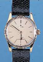 ZENITH HERRENARMBANDUHR, REF.-NR. 1210/631168, SCHWEIZ UM 1954, 750/000GG, BOD. GESCHR., BEI FERT.-STELL. WASSERG., AUßER ...