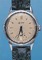 ZENITH HERRENARMBANDUHR, REF.-NR. 8478788, SCHWEIZ UM 1955, EDELSTAHL- STüLPGEH., VERG. RUNDANKERWERK, 15 ST., HANDAUFZ., ...