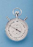 SLAWA EINHANDSTOPPER M. RATTRAPANTE-FKT., SOWJETUNION UM 1970, METALL VERSCHR., SCHNELLSCHWING., 30 MIN.-STOPPZ., 30ER AUßENTEIL., ...