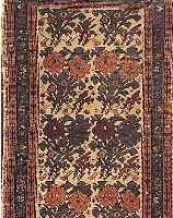 Garadje,Persien ca 110 x 72 cm. .Flor Wolle. Ehz 4-5.ca 80 Jahre,