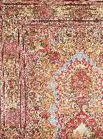 TäBRIZ, PERSIEN, 517 X 323CM, EHZ 4 FLOR WOLLE, CA.50 JAHRE, L. MOTTENFRAS
