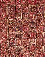 BACHTIAR, PERSIEN, 357 X 283CM, EHZ 4 FLOR WOLLE, UM 1940