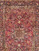 MESCHED, PERSIEN, 310 X 206CM, EHZ 3 FLOR WOLLE, CA.50 JAHRE