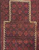 BELUTSCH, PERSIEN, 129 X 72CM, EHZ 4 WOLLE AUF WOLLE, CA.50 JAHRE