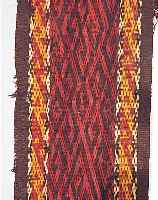 ZELTBAND, PERSIEN, 1750 X 30CM, EHZ 4 WOLLE AUF WOLLE, CA.60 JAHRE