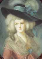 UNBEK. KüNSTLER, 19.JH., QUALITäTVOLLE KOPIENACH GAINSBOROUGH, DAMENBILDNIS, PASTELL, OVAL, 72 X 57 CM, UNTER GLAS GER.
