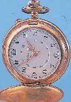 HERRENTASCHENUHR SAVONETTE, SCHWEIZ UM 1910, MESSING, VERS. BLATT BEZ. CHRONOMETRE, ROSKOPFTYP. WERKAUFBAU M. GROßEM FEDERH., ...