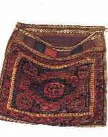 BELUTSCH TASCHE, PERSIEN, 59 X 53CM, EHZ 4 WOLLE AUF WOLLE, UM 1900