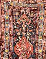 KURDEN TEPPICH, 403 X 101CM, EHZ 4 WOLLE AUF WOLLE, UM 1920