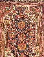 CHAMSEH, PERSIEN, 209 X 149CM, EHZ4 WOLLE AUF WOLLE, UM 1900