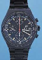 ORFINA ARMBANDCHRONOGRAPH PORSCHEDESIGN, REF.-NR. 42801, SCHWEIZ UM 1994, EDELST. INCL.EDELST.-BAND MATT SCHW. BESCH., GEH. MINERAL- FLACHGL., ...