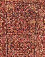 MALAYER,PERSIEN CA.192 X 114 CM. EHZ 5 FLOR WOLLE,UM 1980