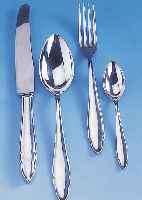 30-teiliges Besteck, Bruckmann & Söhne Heil- bronn, 800er Silber, ca. 30er Jahre, zeitloses Design, total ca. 1620 g, im Orig.- Etui