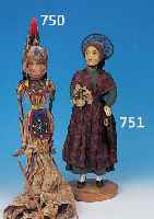 GLIEDERPUPPE, INDONESIEN, UM 1900, HOLZ GESCHNITZT UND BUNT BEMALT, H. CA. 70 CM
