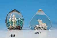 PAPERWEIGHT, BöHMEN, UM 1900 GLAS, SULVIDEINSCHMELZUNGEN, H. 8 CM