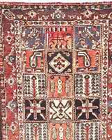 Bachtiar, Persien, 253 x 152cm, EHZ 3-4 Flor Wolle, ca.50 Jahre