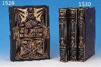TAUSEND BILDER BIBEL, DIE HEILIGE SCHRIFT, BIBEL-VERLAG HANNOVER, UM 1895-1900, MIT CA. 1000 ABBILDUNGEN ILLUSTRIERT, GEPRäGTER ...