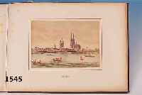 VOM DEUTSCHEN RHEIN, VERLAG PAUL NEUBNER KöLN, MIT 25 FARBLITHOGRAPHIEN VON CASPAR SCHEU- REN, VERLAUF DES RHEINES VON STRAßBURG BIS ...