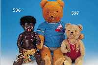 PORZELLANKOPFPUPPE, HEUBACH KöPPELSDORF, 30ER JAHRE, 406.04, LEICHTE FARBABBLäTTER- UNGEN, MOHAIRPERüCKE, SCHLAFAUGEN, L. BE- SPIELT, ...