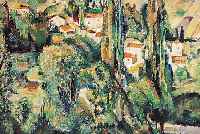 HESSEL, 50/60ER JAHRE, SüDLICHE LANDSCHAFTSDARSTELLUNG, ÖL/HARTFASER-PLATTE, SIGNIERT, 55 X 68 CM