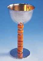 Pokal, Königsberg, Staatliche Bernsteinmanu- faktur, Signet, 935er Silber, auf Fuß Wid- mungsinschrift: Ehrenpreis des Oberbürgermei- sters der ...