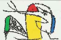 JOAN MIRO ET L'EMANCIPATION DEFINITIVE DE LA QUEUE DU CHAT, HRSG. VON ANDRE FRENAUD, ED. MAEGHT 1978, MIT DREI ORIG. FARBRADIERUNGEN V.MIRO, ...