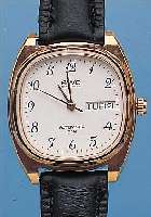 BWC HERRENARMBANDUHR AUTOMATIK, REF.-NR. 744-3133/25, SCHWEIZ UM 1978, METALL HARTVER- G., EDELST.-SCHR.-BODEN, MINERALFLACHGL., TAG U. DATUM, ...