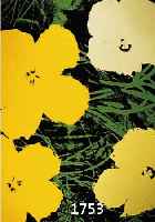 WARHOL, ANDY, FLOWERS, FARBSERIGRAPHIE, ED. SUNDAY B. MORNING, RÜCKSEITIG GESTEMPELT: FILL IN YOUR OWN SIGNATURE, CA. 91 X 91 CM