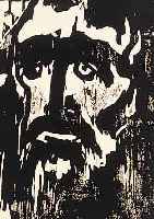NOLDE, EMIL,  HOLZSCHNITT, POSTUMER ABZUG, IN DER DARSTELL. SIGNIERT, 32 X 22.5 CM