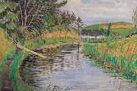 Poulsen, Margarethe Svena, *1877 Kopenhagen - 1962, Schülerin der Kopenhagener Akademie, im Museum Aarhus befinden sich ein Porträt und zwei ...