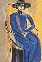 MATISSE, HENRI, DREI FARBLITHOGRAPHIEN AUS: PORTRAITS, MOURLOT PARIS 1954, BLATTGR. JE CA. 31,5 X 24,5 CM, PP