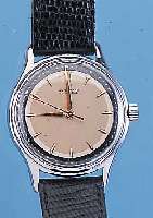 KONVOLUT: 2 JUNGHANS HERRENARMBANDUHREN, UM 1955, BEIDE METALLGEH. VERCHR., EDELST.- BöDEN GESCHR., LEDERBäNDER NEU, 1X KAL. 82/1 M. INDIR. ...
