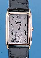 KONVOLUT: 2 TISSOT ARMBANDUHREN, 1X FüR DAMEN, KLASS. RUNDFORM, D. CA. 23 MM, 1X FüR HERREN, RECT.-FORM, STILTYP. MITTE 30ER JAHRE,MAßE CA. ...