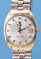 KONVOLUT: 2 ROAMER HERRENARMBANDUHREN, 1X 40ER JAHRE, METALL M. GG-AUFLAGE BER., BODEN U. GLASR. GEDR., BLATT FL., 15 ST., HANDAUFZ.,MST-KAL. ...