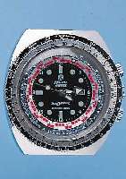MORTIMA HERRENARMBANDUHR SUPERDATOMATIC, SCHWEIZ UM 1968, MASSIVMETALL HARTVERCHR., EDELST.-BODEN GESCHR., BEI FERTIGST. WASSERD.,VERSCH. ...