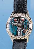 BULOVA HERRENARMBANDUHR ACCUTRON, REF.-NR. J19955, SCHWEIZ UM 1968, GG-FILLED, BODEN GESCHR., BEI FERTIGST. WASSERGESCH., STIMM- ...