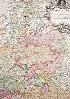 Konvolut von 2 Blatt Bayern, 1.) altkolor. Kupferstichk. v. Seutter, ca. 1740, Circulus Bavariae in suas quasque Ditionis, mit gr. ...
