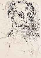 KOKOSCHKA, OSKAR, TITELBLATT DER MAPPE ARISTOPHANES, RADIERUNG, HANDSIGNIERT UND BEZ.: E.A., CA. 26 X 20 CM